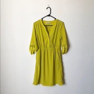 Yellow Green dress